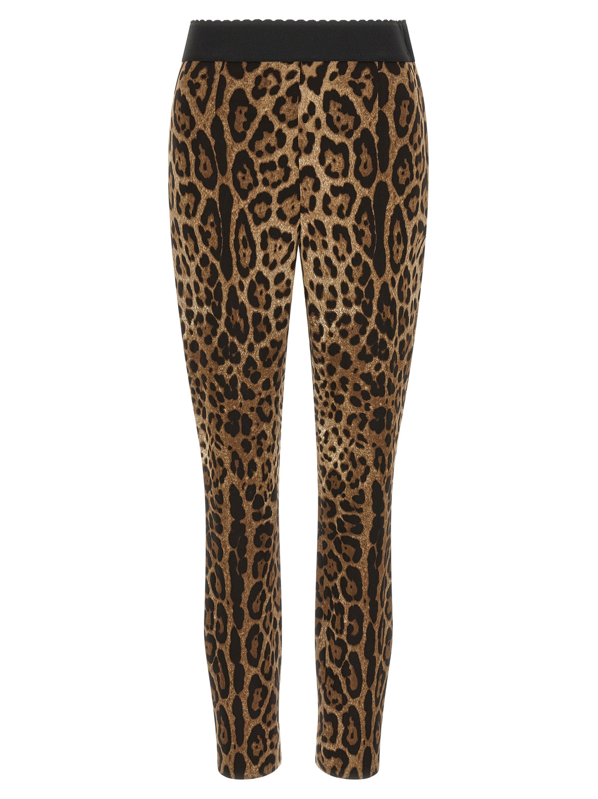 Dolce & Gabbana Brown Viscose Women's Leggings