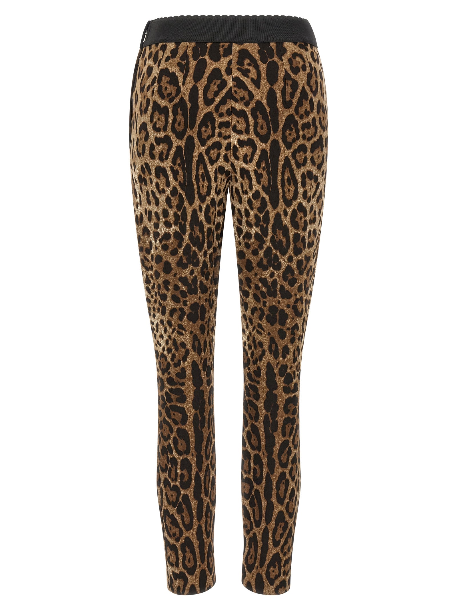 Dolce & Gabbana Brown Viscose Women's Leggings