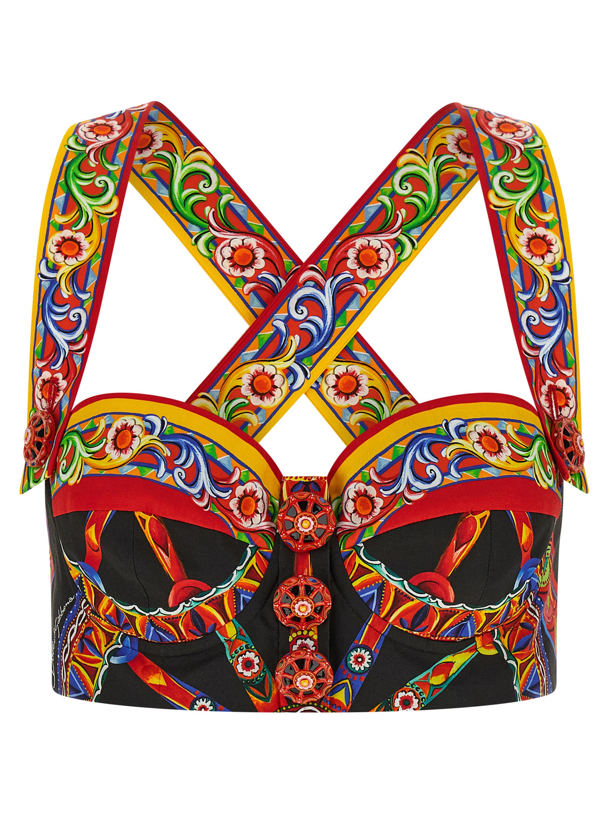 Dolce & Gabbana Multicolor Cotton Women's Blouse