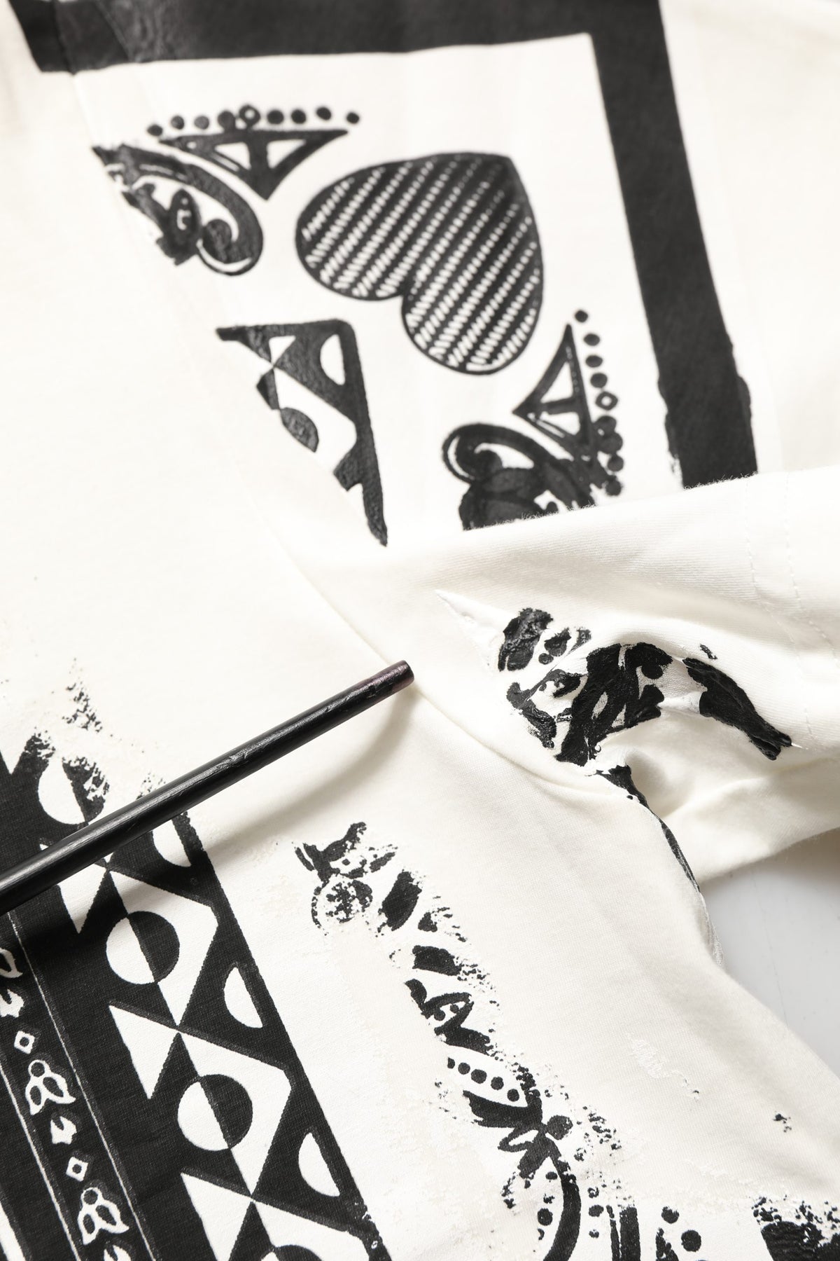 Dolce & Gabbana White Bandana Print Cotton Crew Neck Men's T-shirt (Pre-Owned)