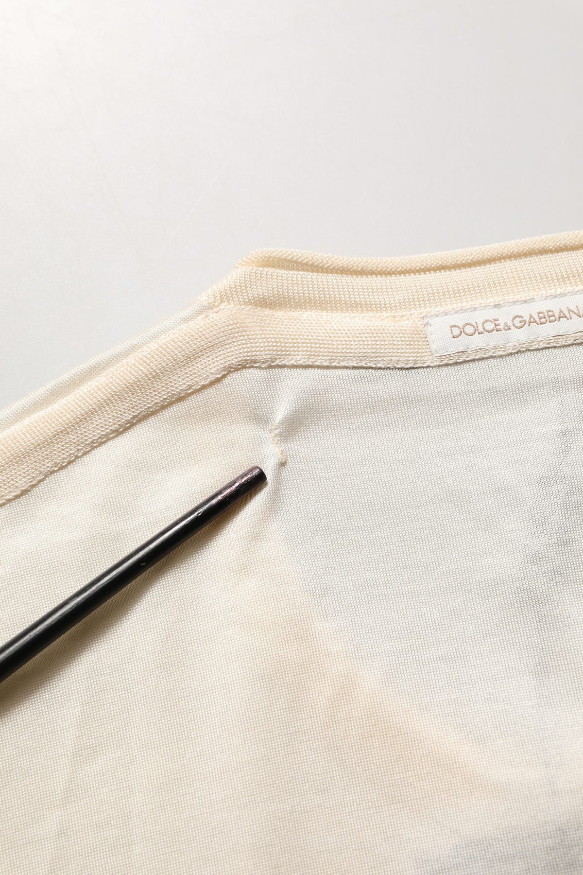 Dolce & Gabbana White Short Sleeve Collared Polo Men's T-shirt (Pre-Owned)