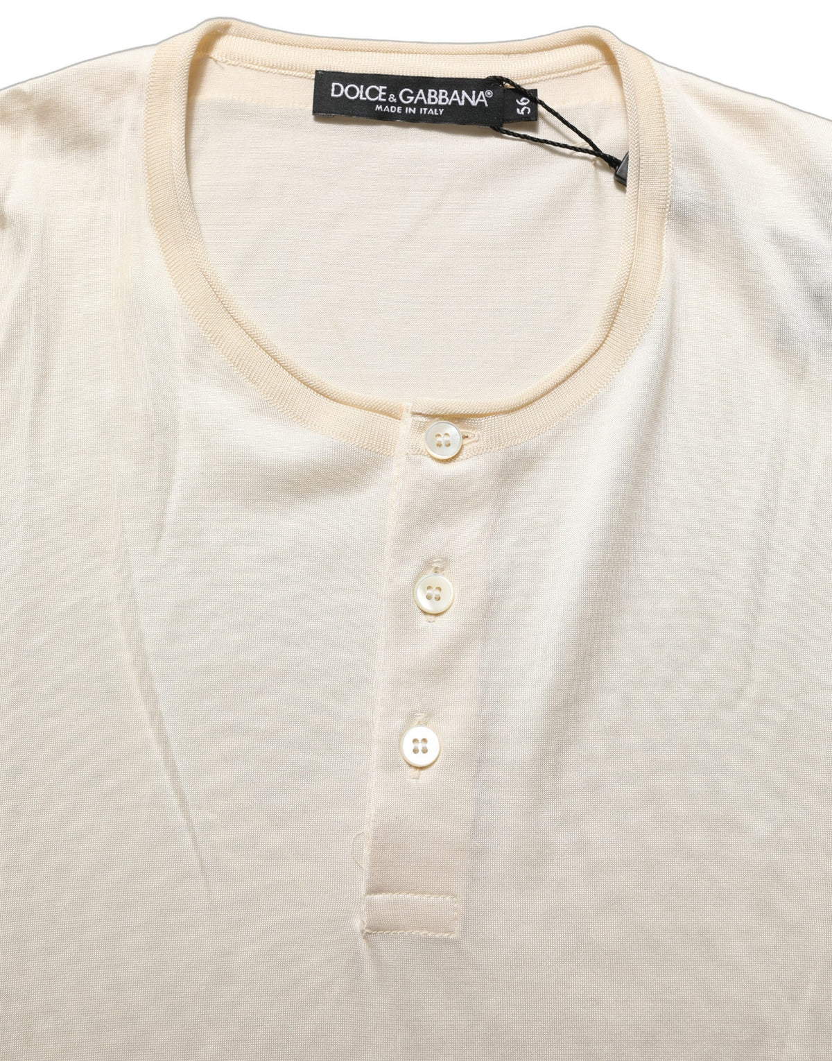 Dolce & Gabbana White Short Sleeve Collared Polo Men's T-shirt (Pre-Owned)