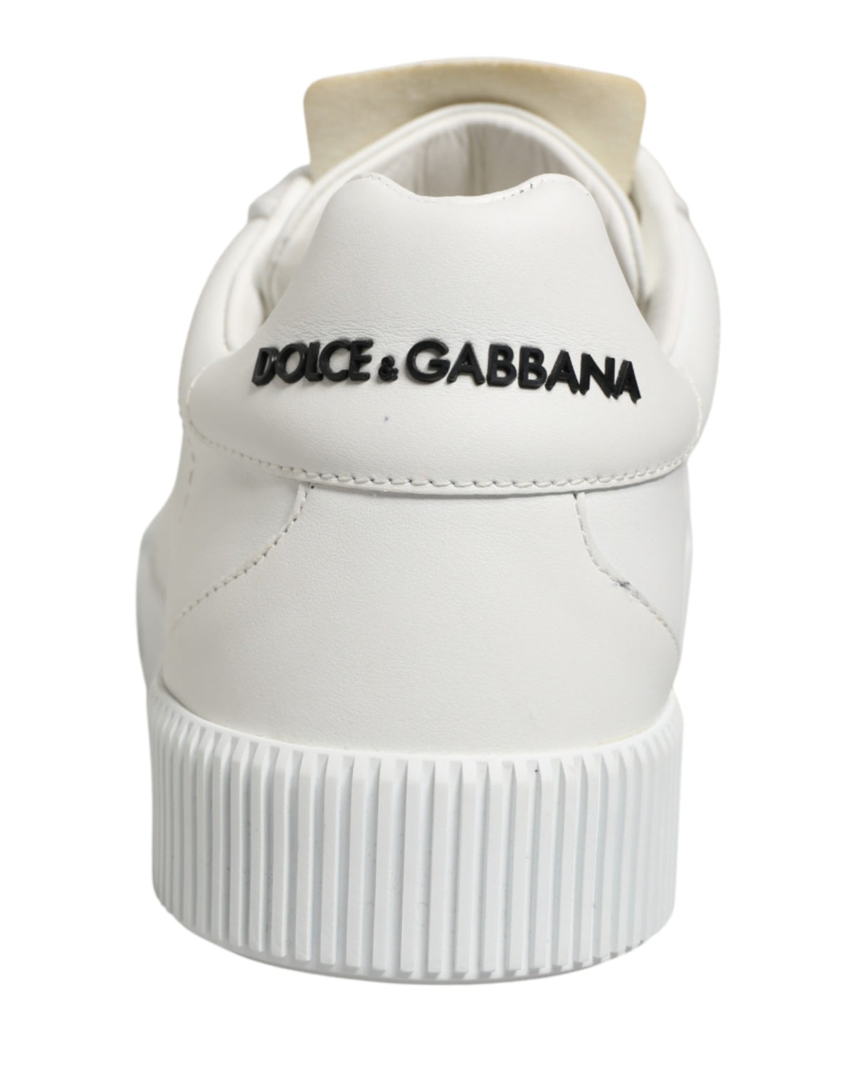Dolce & Gabbana White Miami Leather Low Top Men Sneakers Men's Shoes