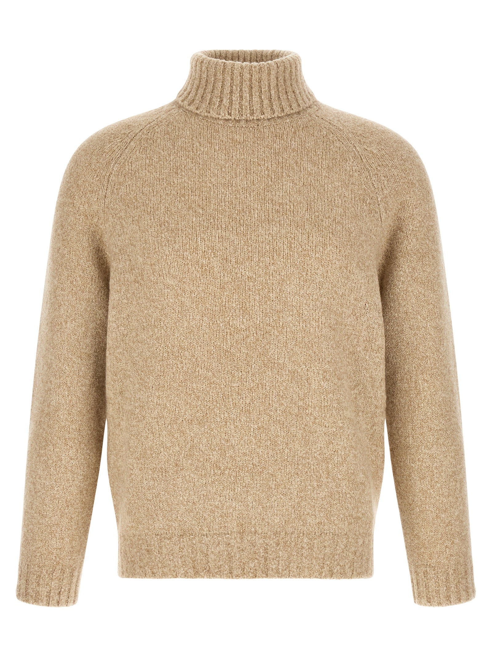 Brunello Cucinelli Beige Virgin Wool Men's Cardigan