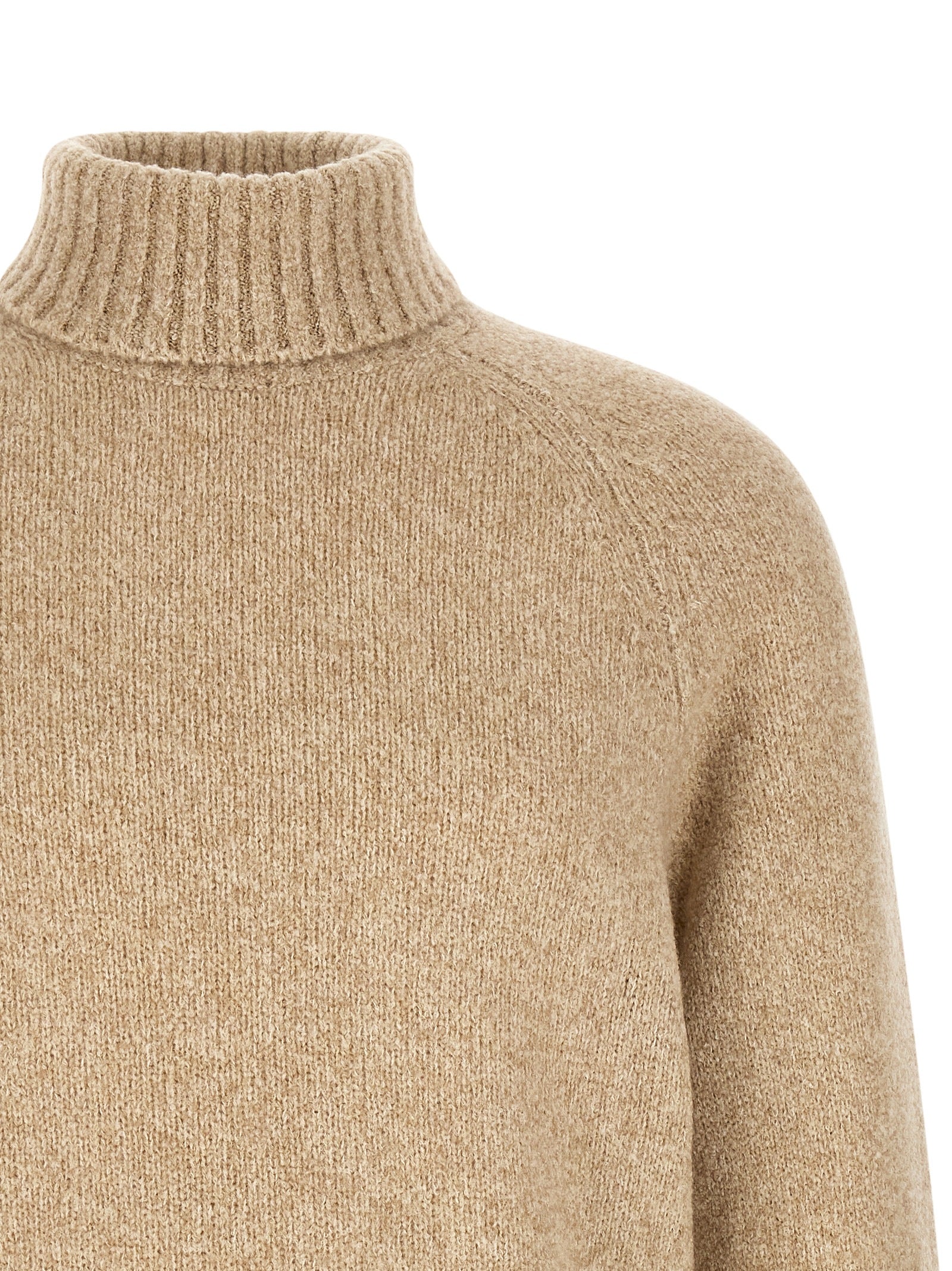 Brunello Cucinelli Beige Virgin Wool Men's Cardigan