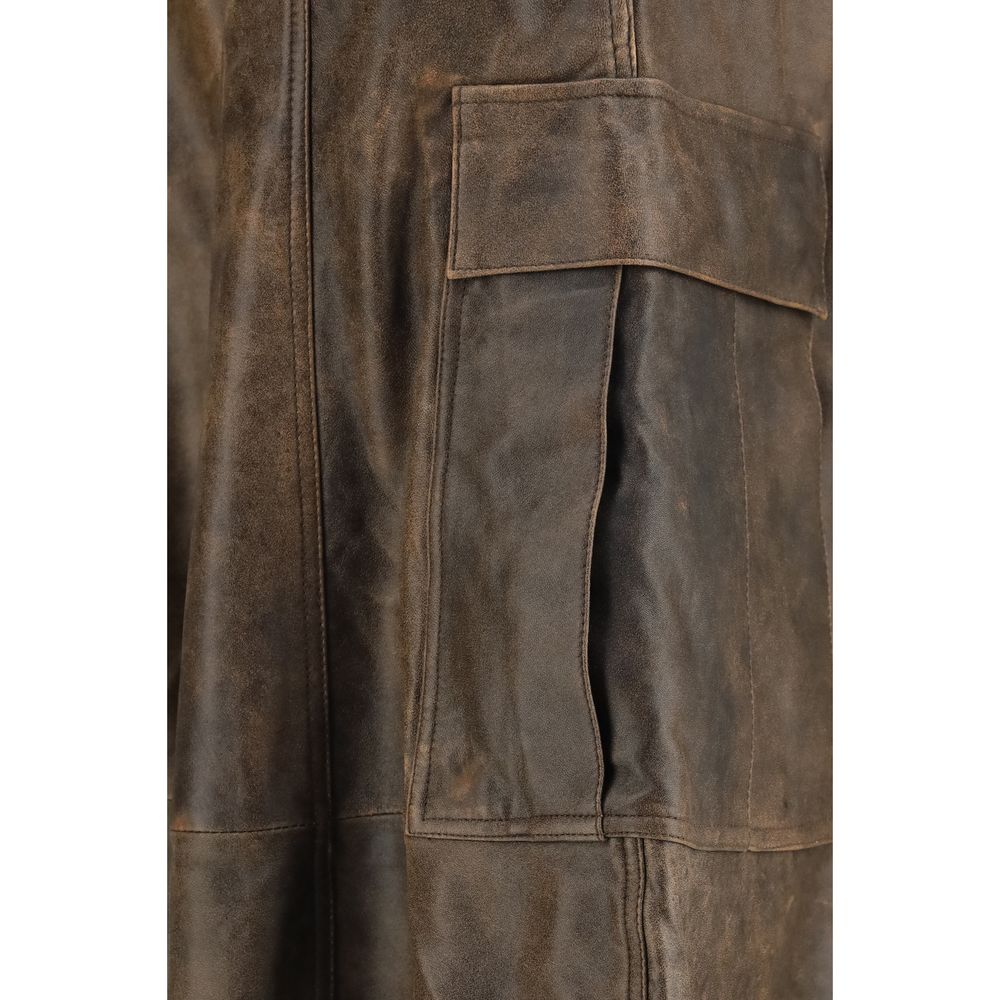 R13 Brown Lamb Ovis Aries Cargo Women's Pants