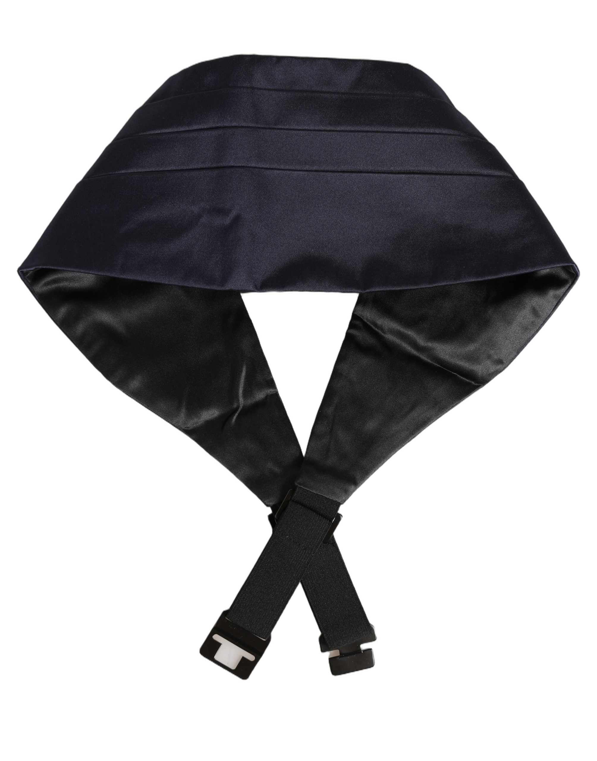 Dolce & Gabbana Dark Blue 100% Silk Belt Waist Men's Cummerbund