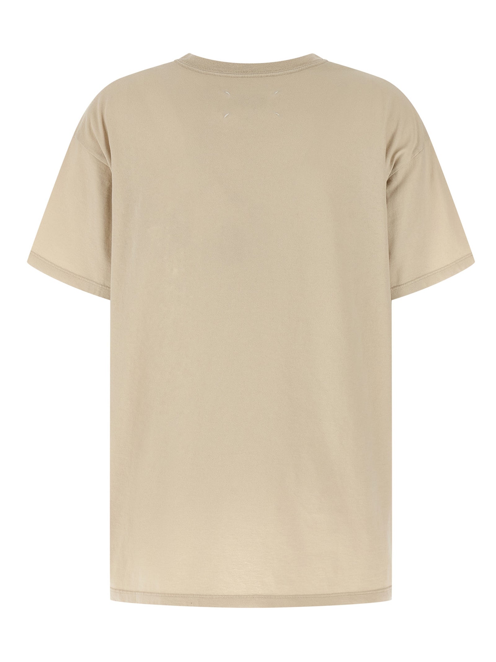 Maison Margiela Beige Cotton Women's T-Shirt