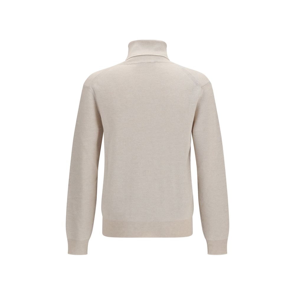 Brioni Beige Cashmere Men's Turtleneck
