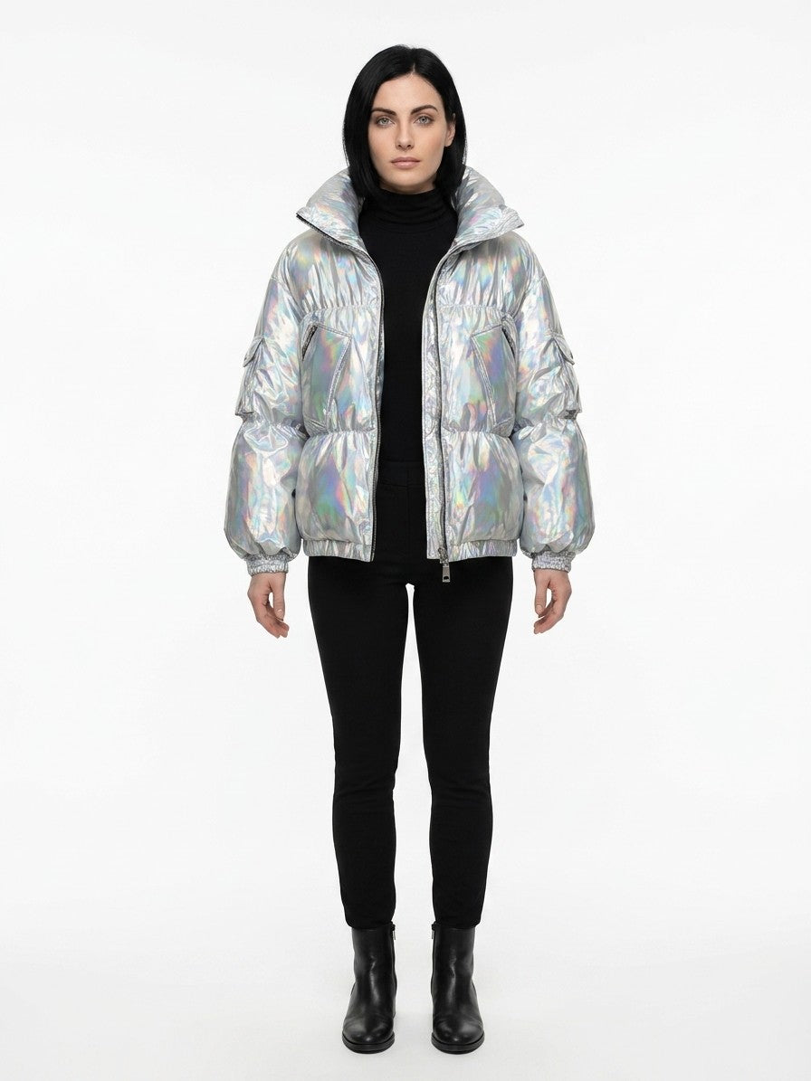 Dolce & Gabbana Gray Polyamide Shell Women's Jacket