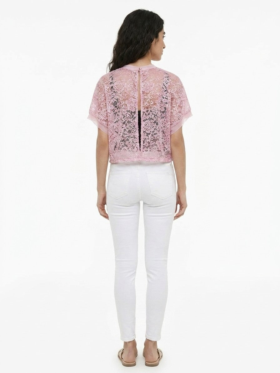 Dolce & Gabbana Pink Rayon Women's Blouse