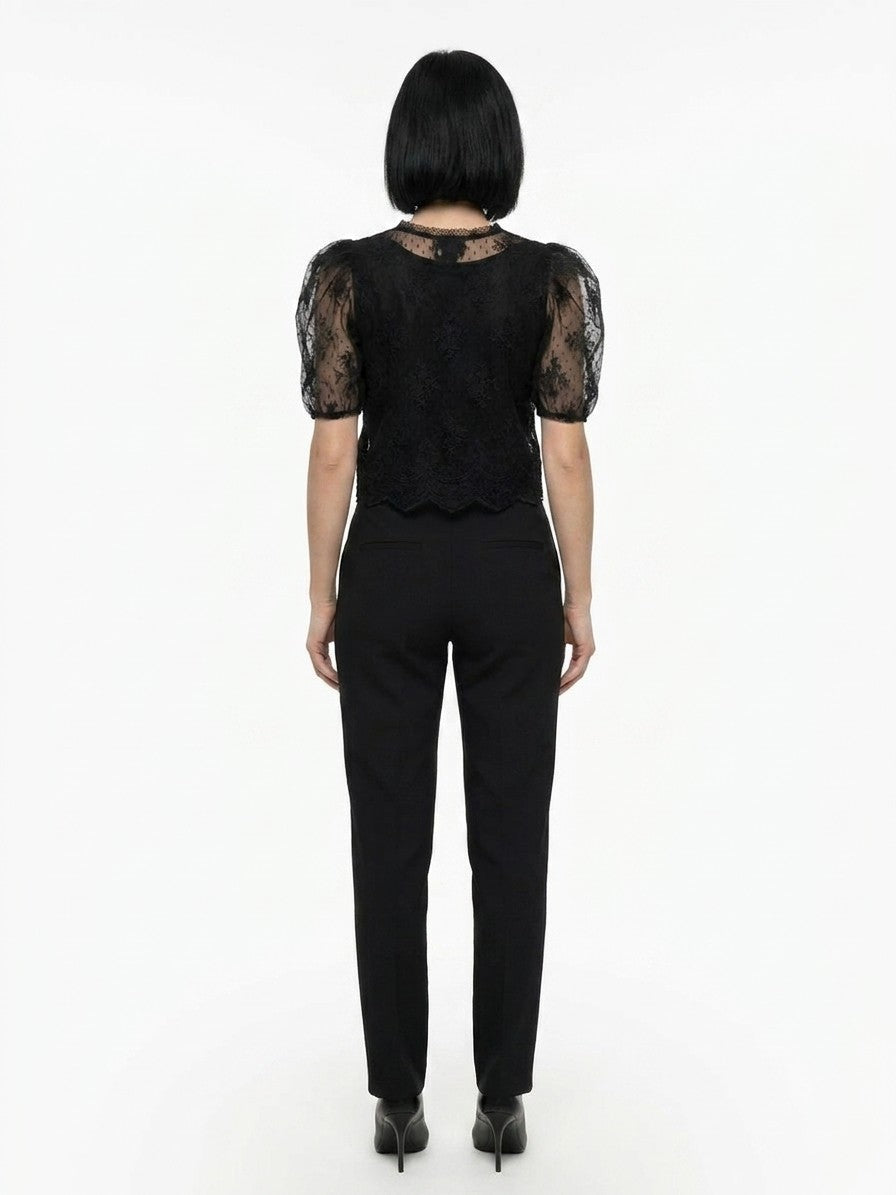 Dolce & Gabbana Black Nylon Women's Blouse
