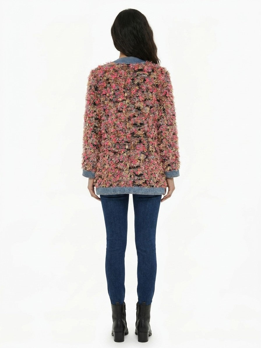 Dolce & Gabbana Multicolor Polyester Biker Women's Jacket