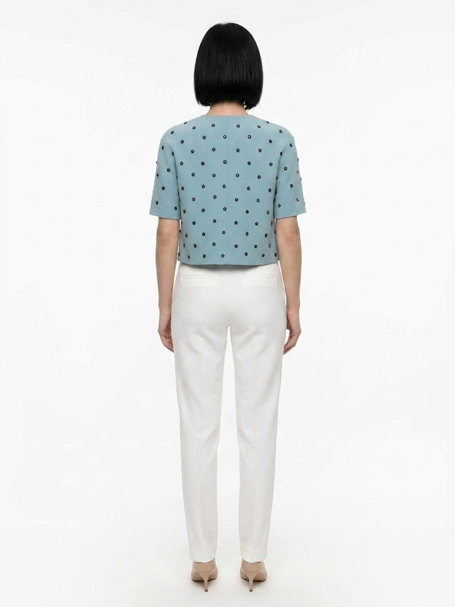 Dolce & Gabbana Light Blue Acetate Women's Jacket