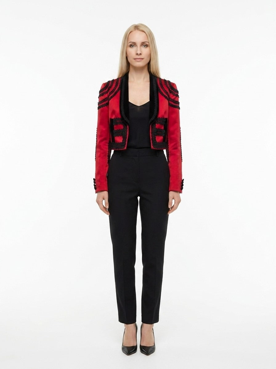 Dolce & Gabbana Bicolor Cotton Women's Jacket