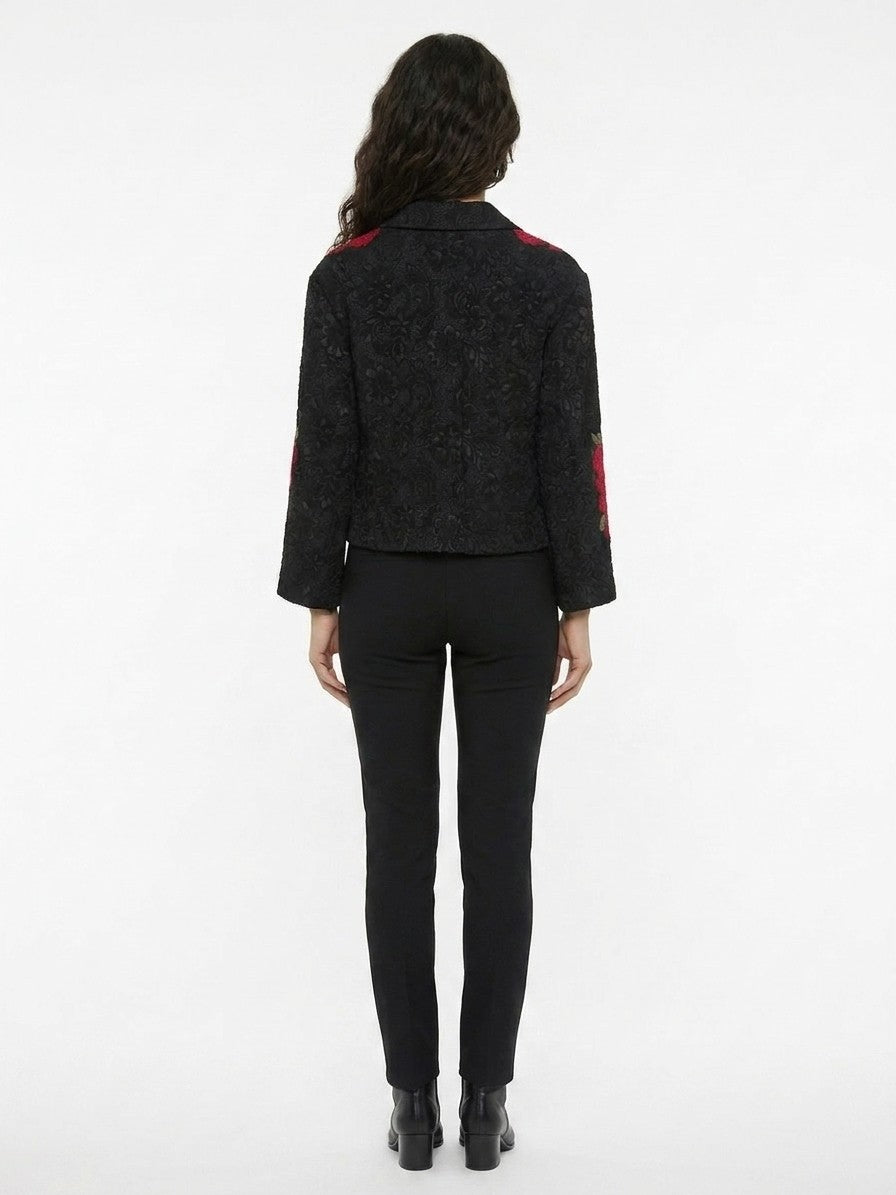 Dolce & Gabbana Black Cotton Full-Length Women's Jacket