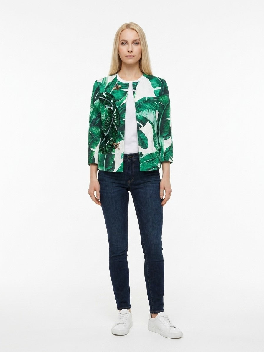 Dolce & Gabbana Multicolor Acetate Women's Jacket