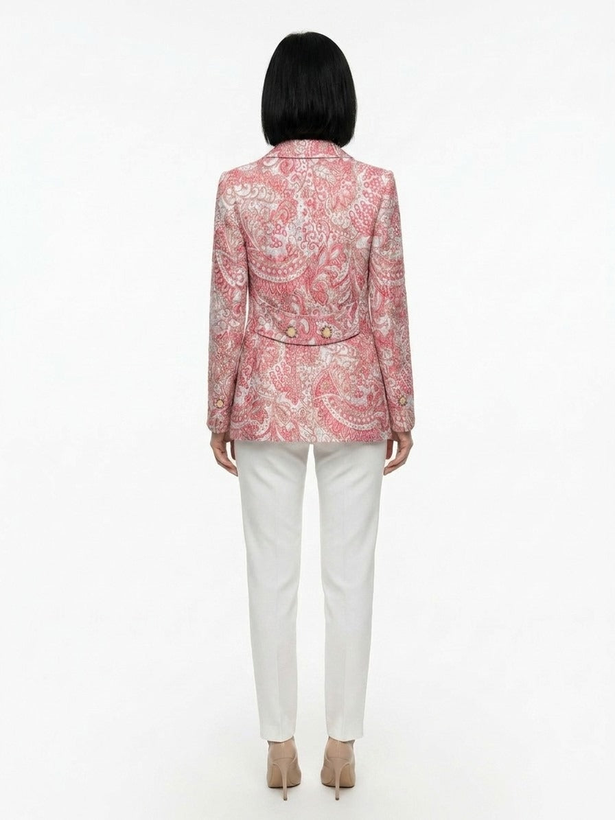 Dolce & Gabbana Multicolor Metallic Fibre Women's Blazer