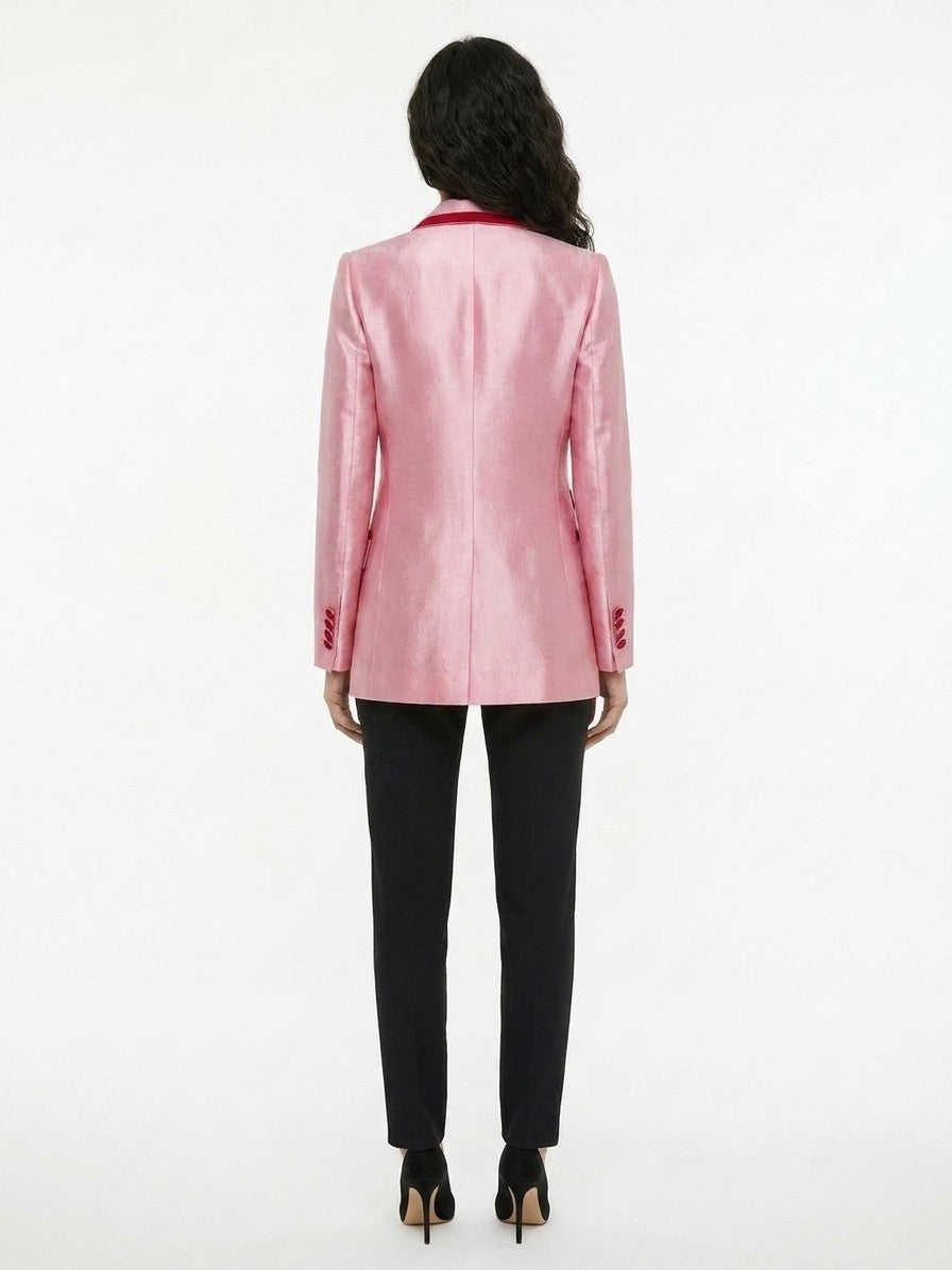 Dolce & Gabbana Pink Cotton Women's Blazer