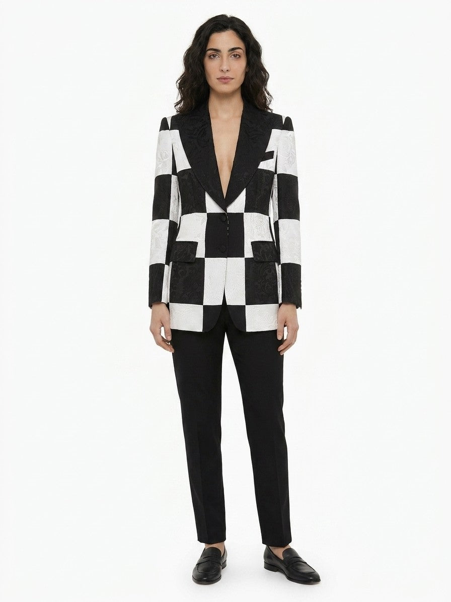 Dolce & Gabbana Multicolor Acetate Women's Blazer