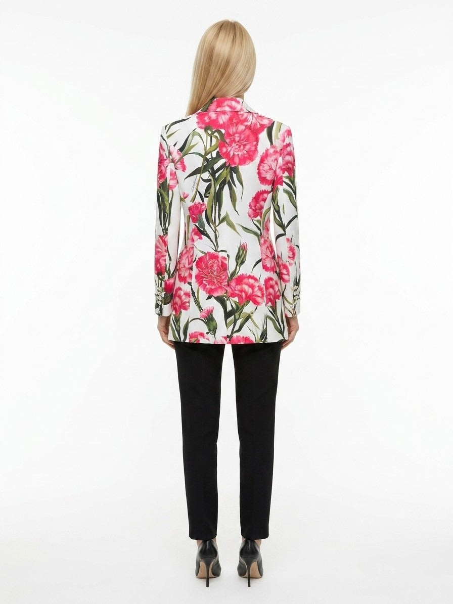Dolce & Gabbana Multicolor Elastane Women's Blazer