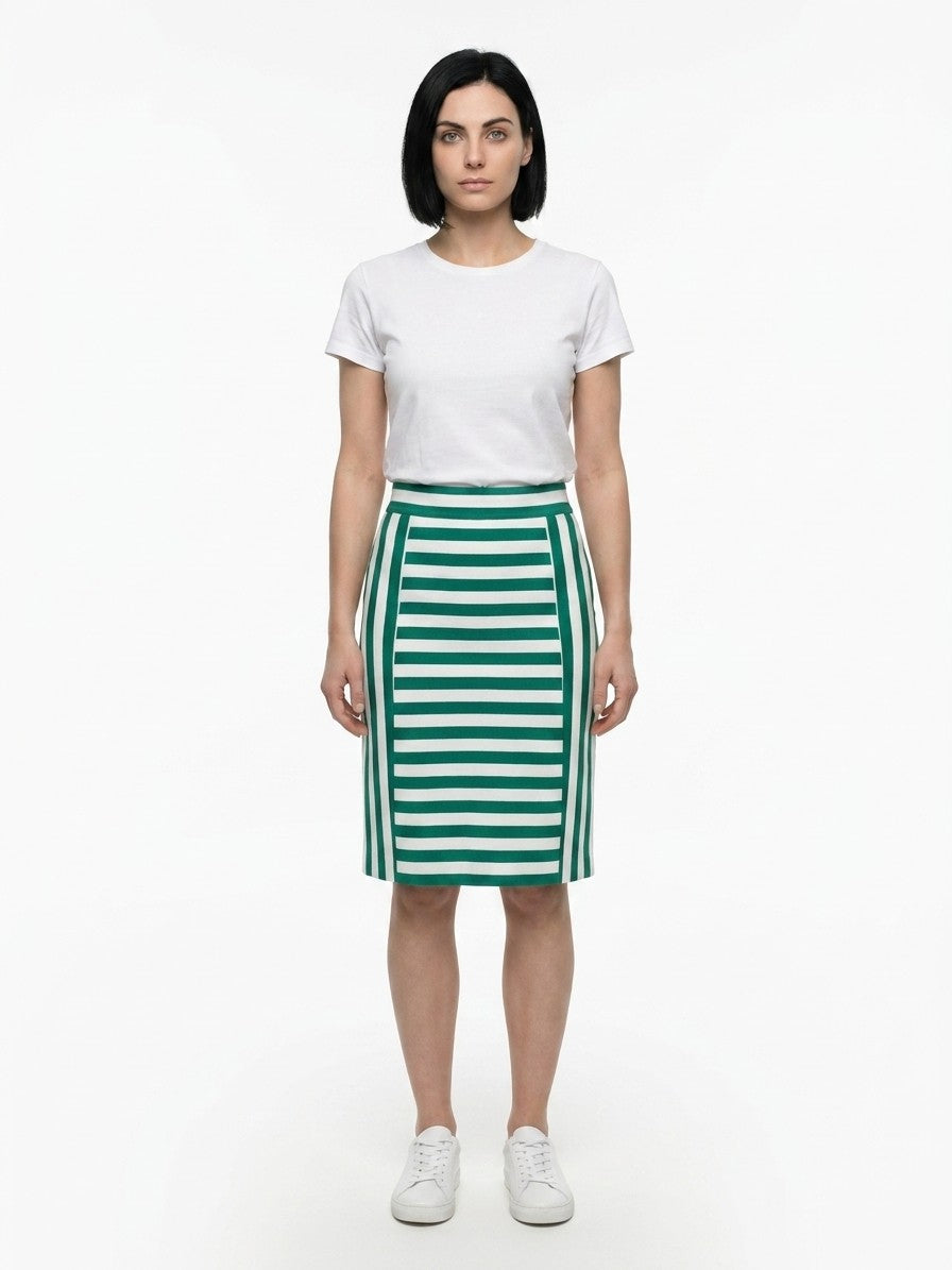 Dolce & Gabbana Multicolor Cotton Midi Women's Skirt