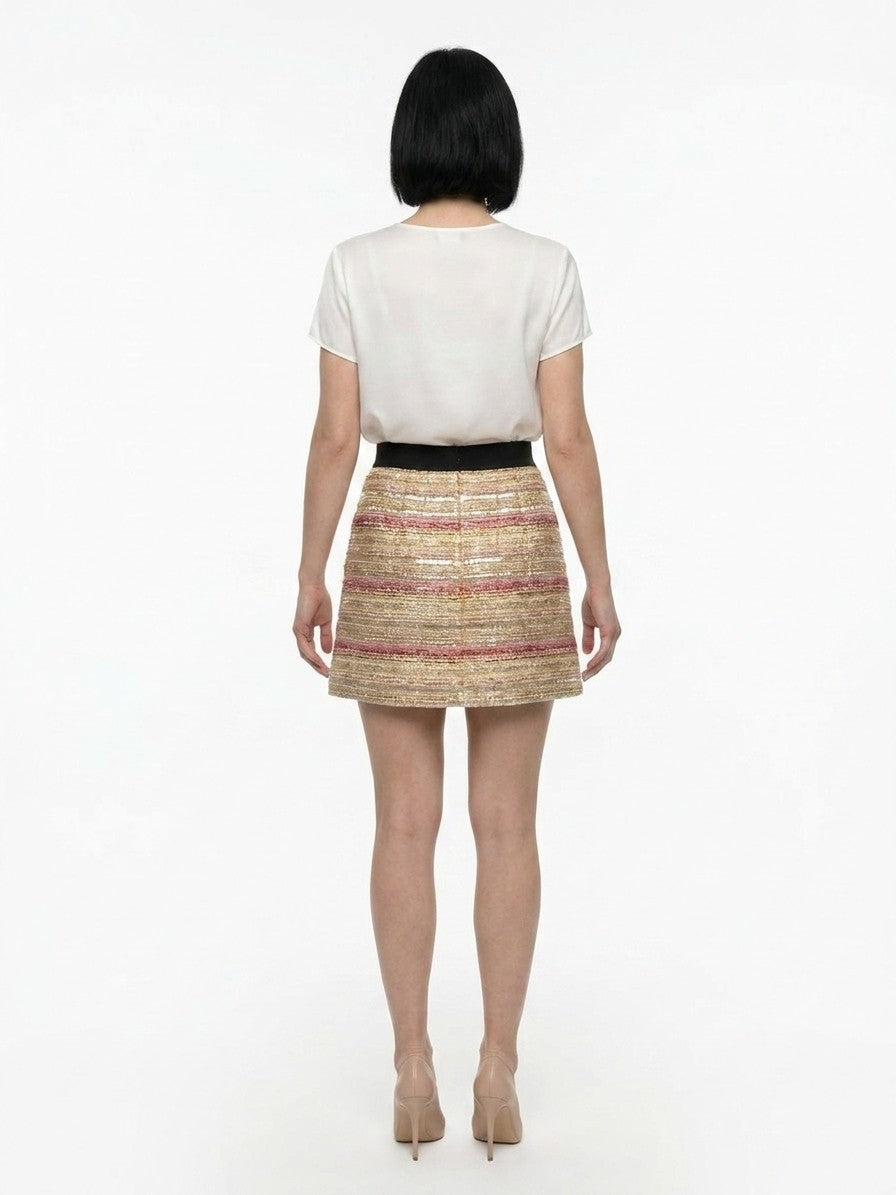 Dolce & Gabbana Multicolor Acetate Mini Women's Skirt
