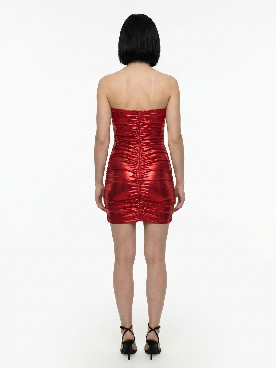 Dolce & Gabbana Red Cotton Cocktail Women's Dress