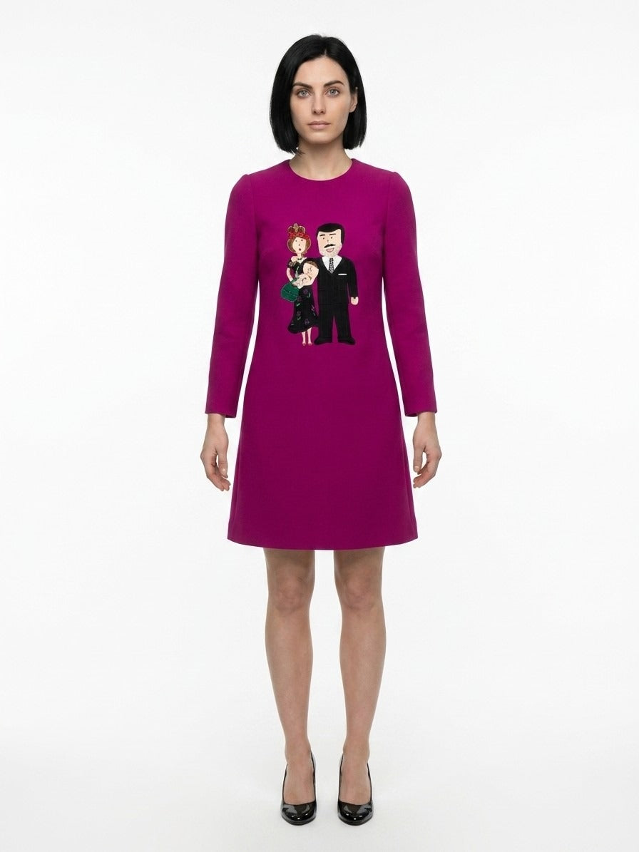 Dolce & Gabbana Pink Polyester Casual Women's Dress