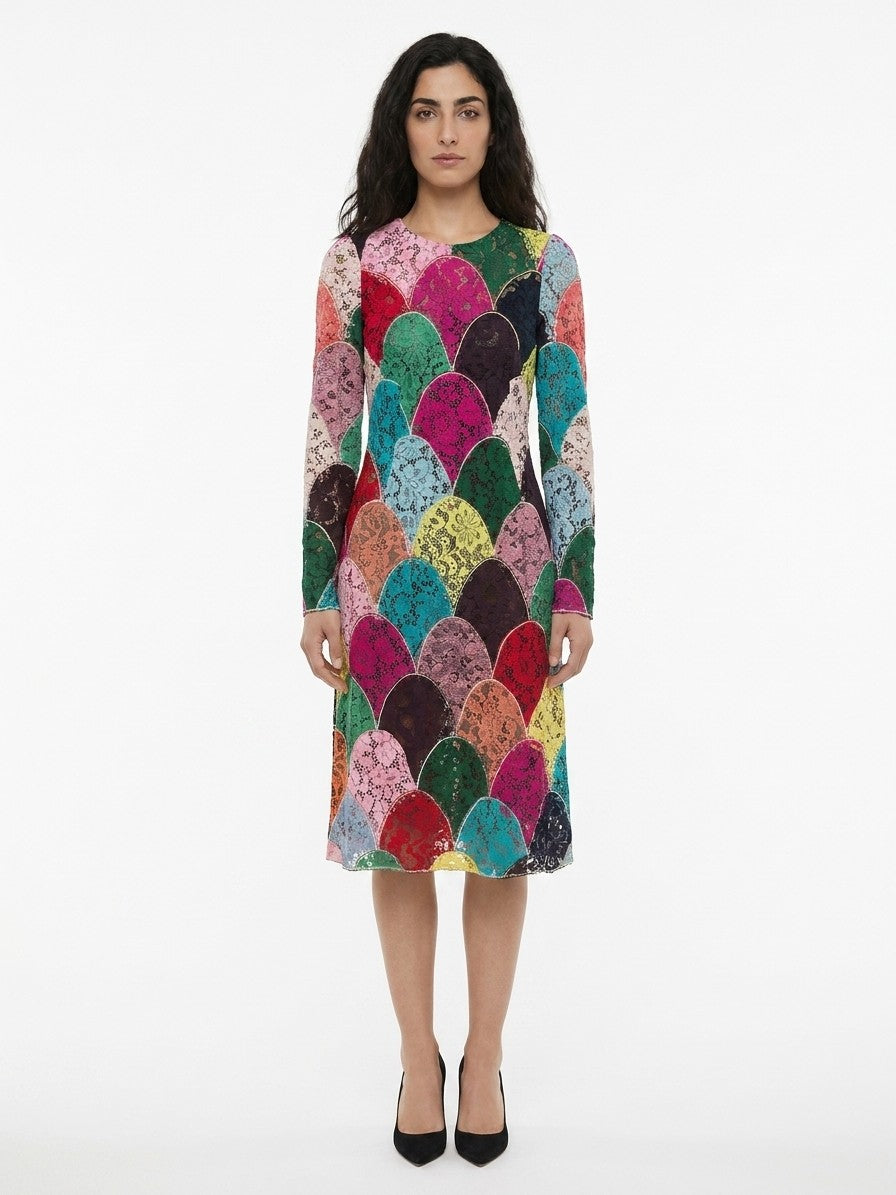 Dolce & Gabbana Multicolor Cotton Casual Women's Dress