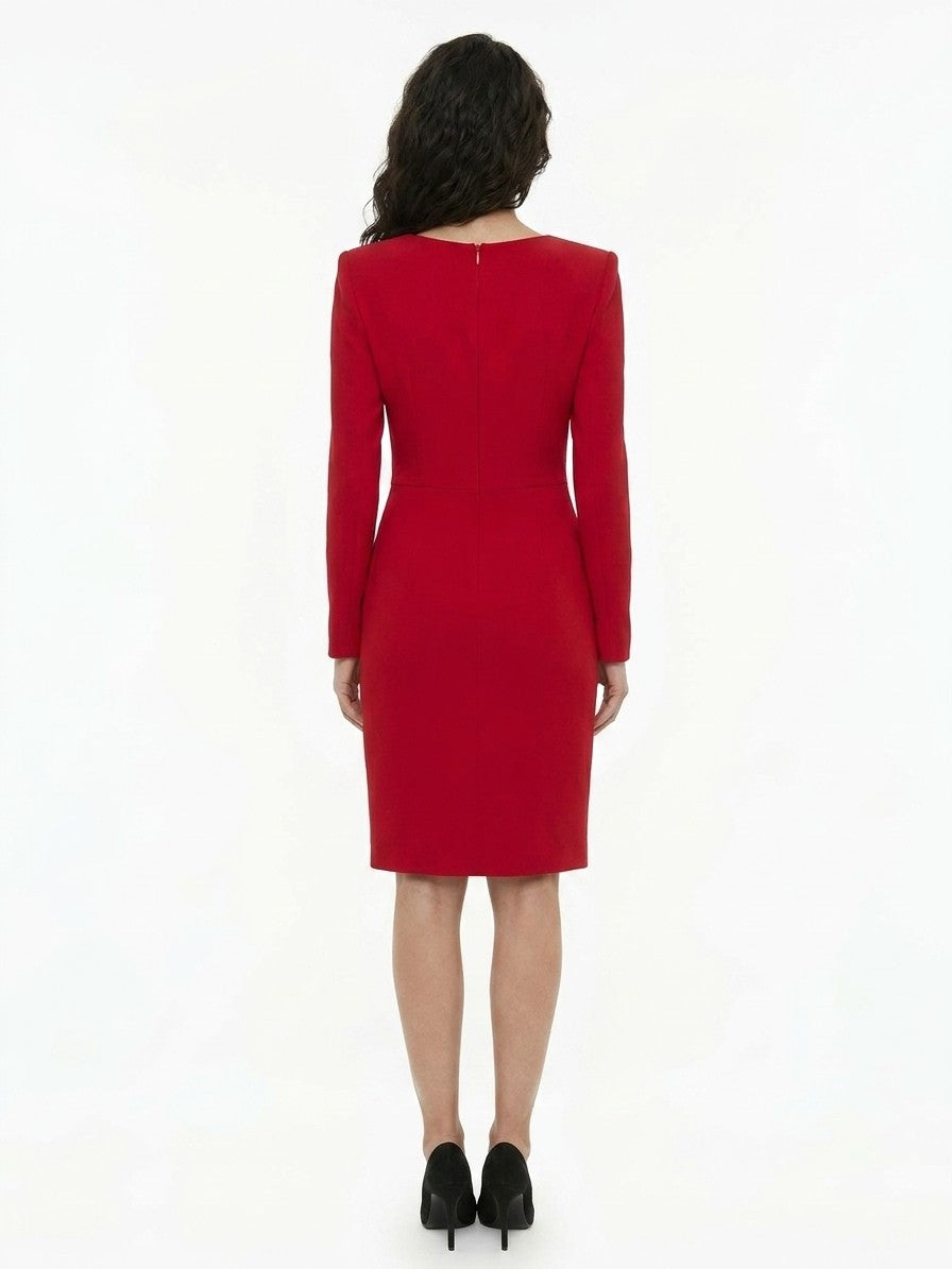 Dolce & Gabbana Red Cotton Cocktail Women's Dress