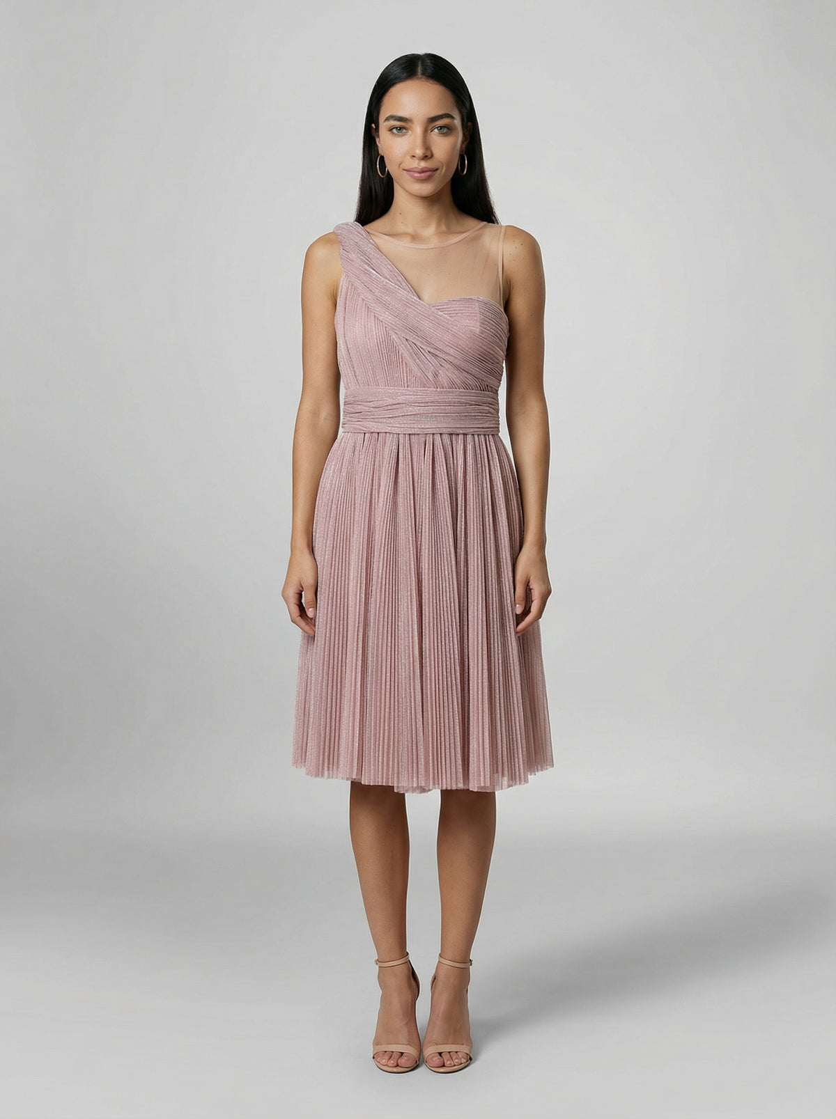 Dolce & Gabbana Pink Cotton Cocktail Women's Dress