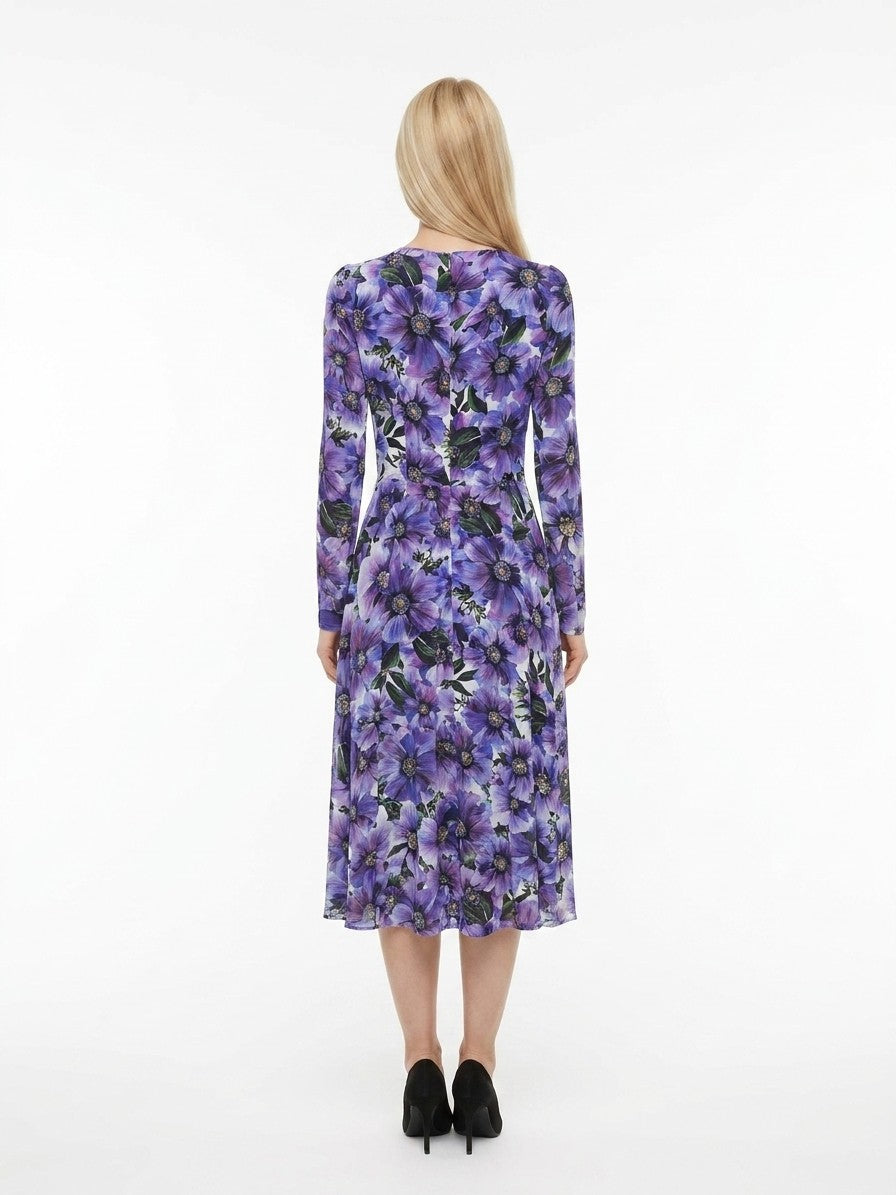 Dolce & Gabbana Multicolor Silk Casual Women's Dress