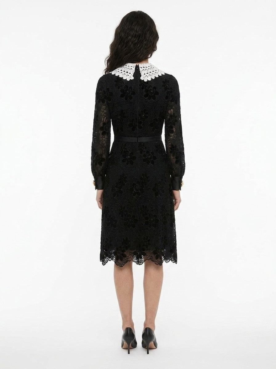 Dolce & Gabbana Black Polyester Cocktail Women's Dress