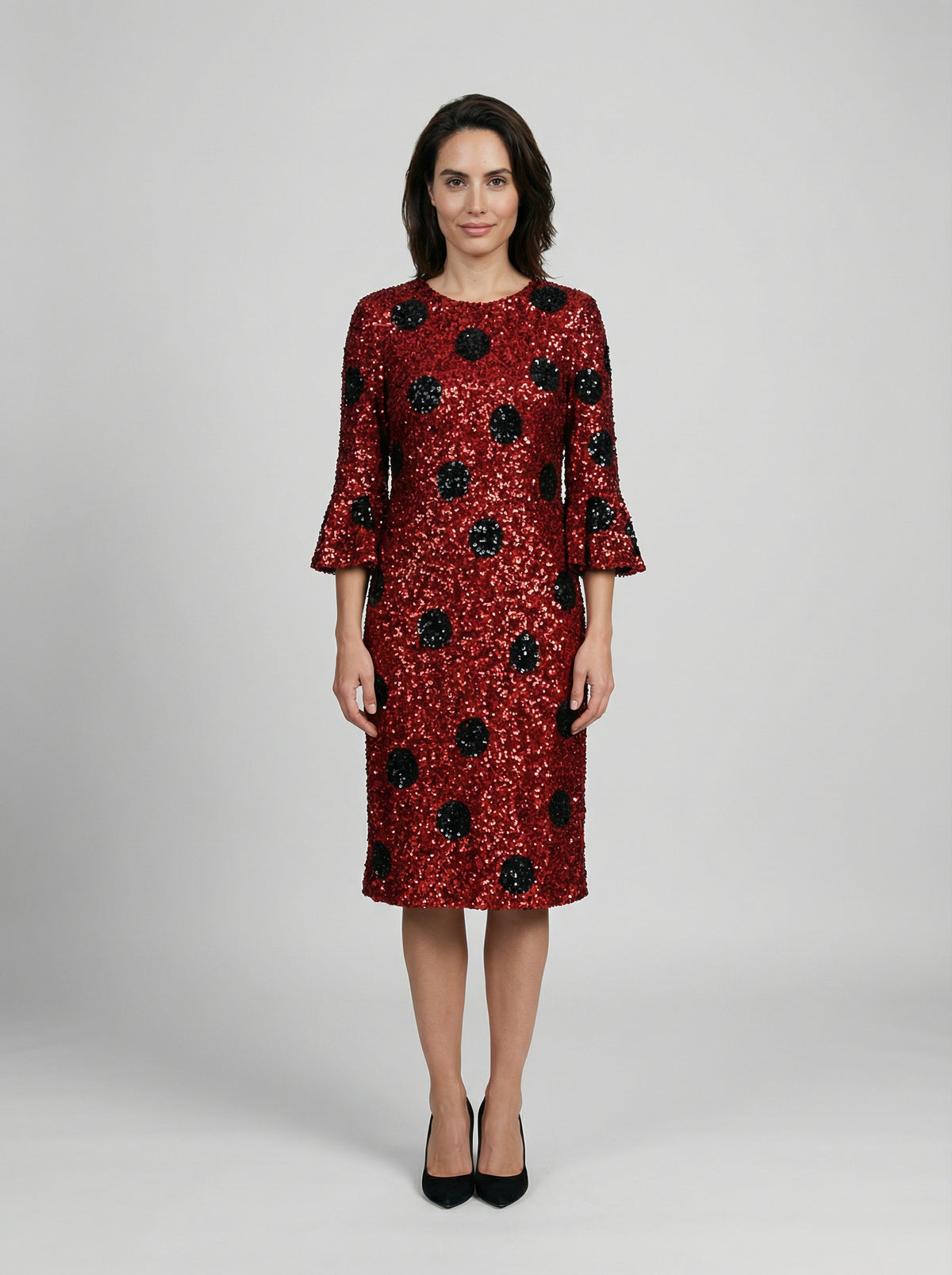 Dolce & Gabbana Red Cotton Cocktail Women's Dress