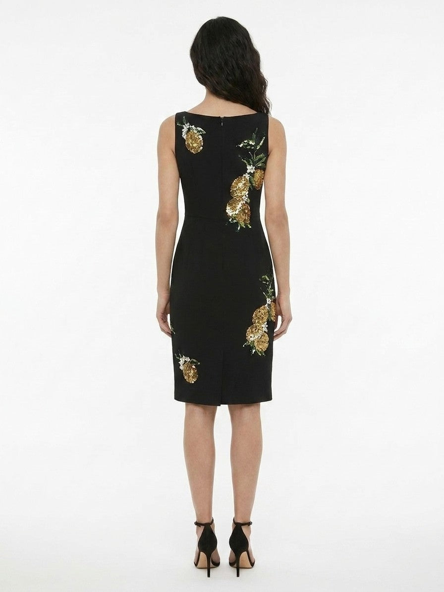 Dolce & Gabbana Black Cotton Cocktail Women's Dress