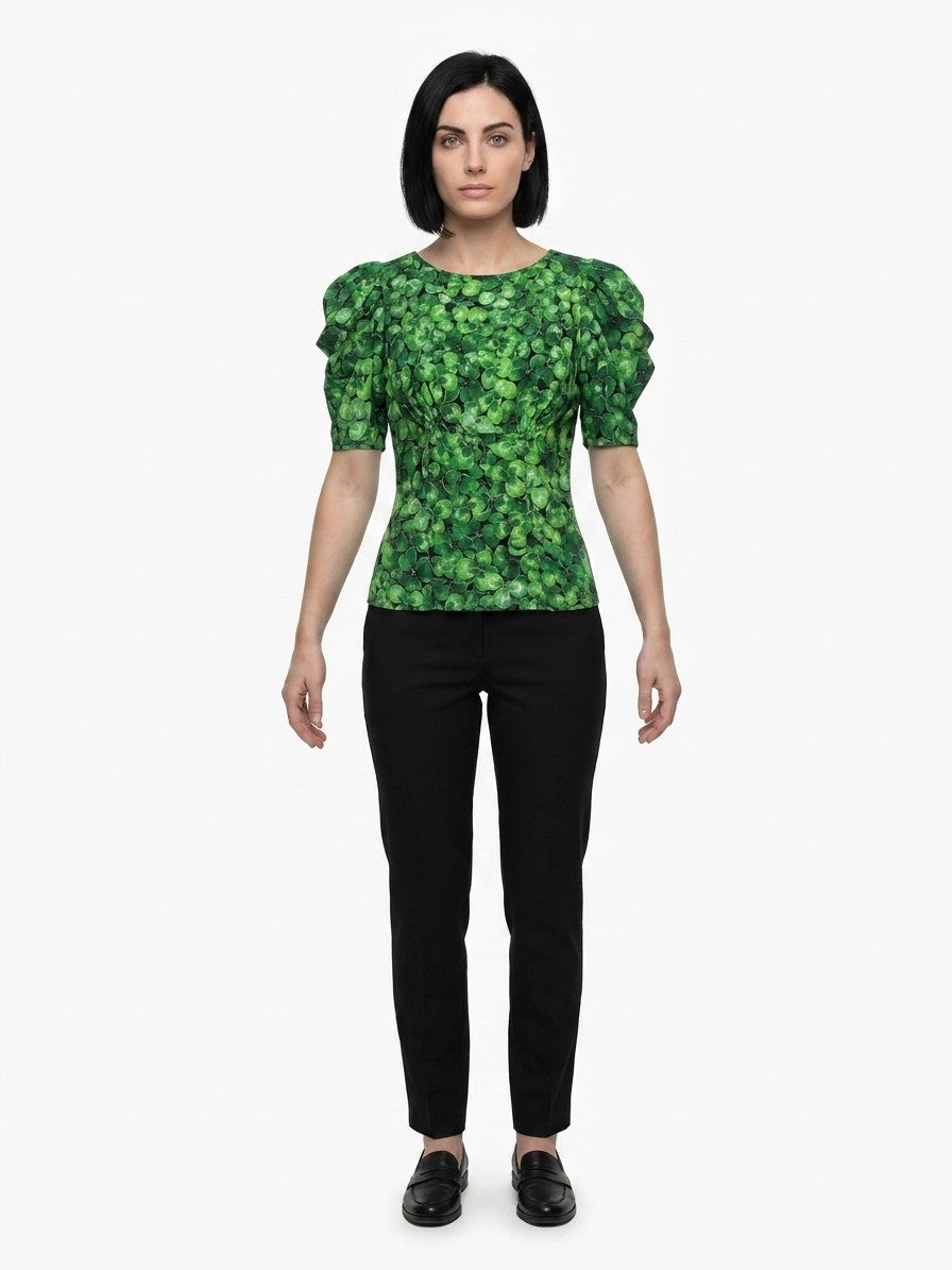 Dolce & Gabbana Multicolor Elastane Pattern Women's Shirt