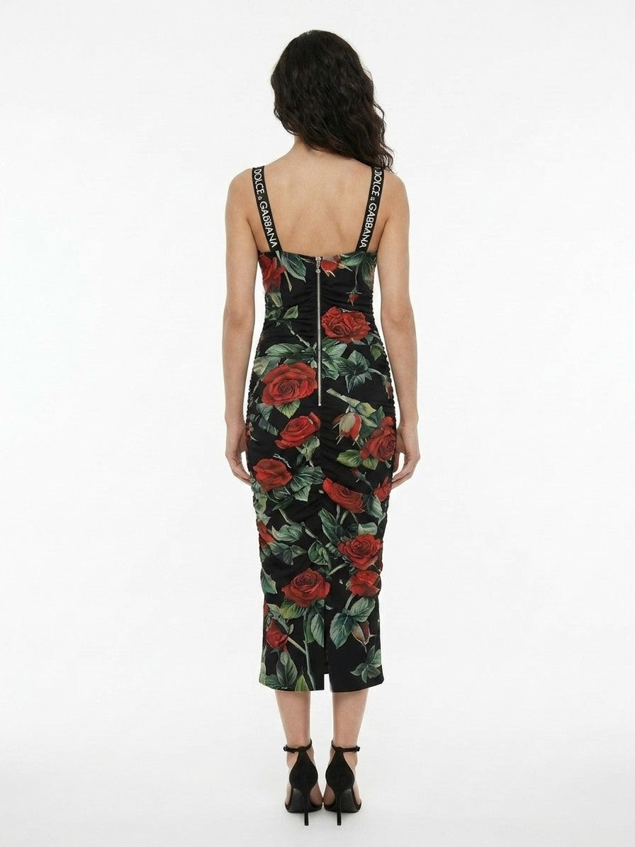 Dolce & Gabbana Multicolor Elastane Casual Women's Dress