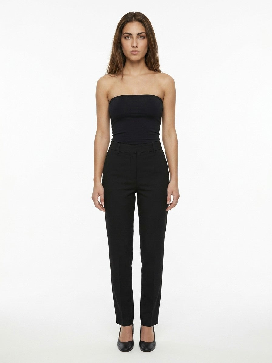 Dolce & Gabbana Black Cotton Skinny Women's Pants