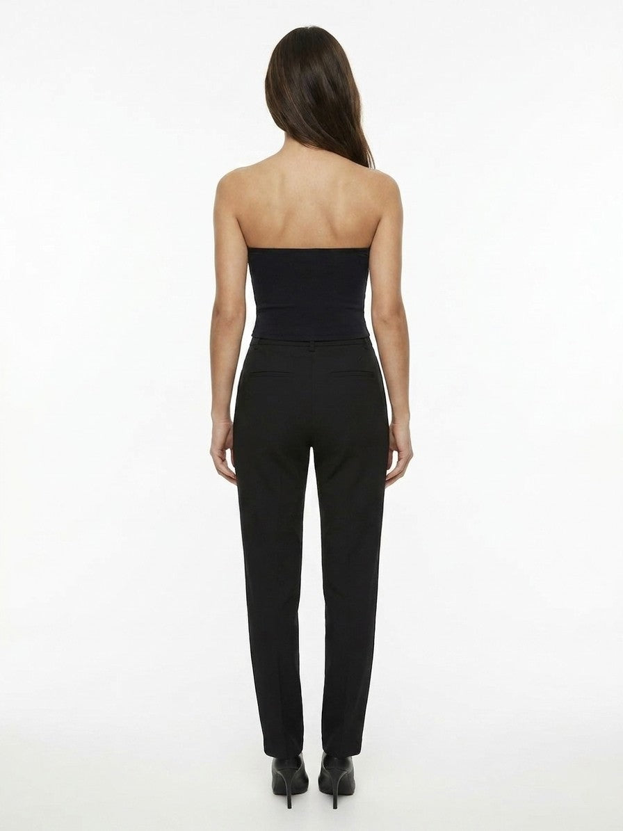 Dolce & Gabbana Black Cotton Skinny Women's Pants