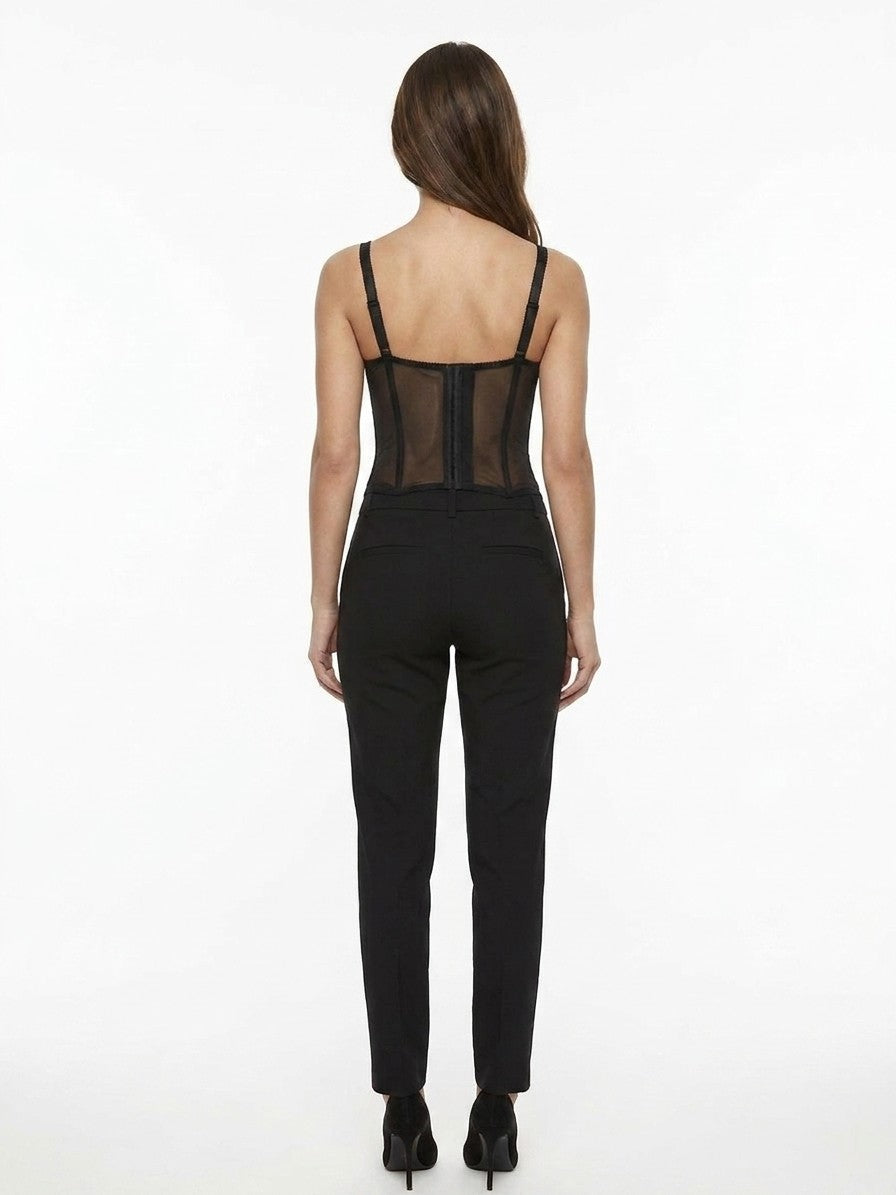 Dolce & Gabbana Black Elastane Women's Bodysuit