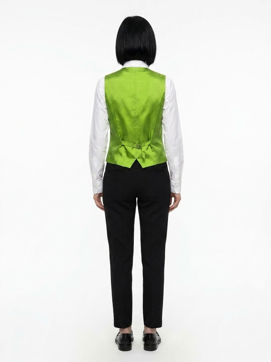 Dolce & Gabbana Green Elastane Women's Waistcoat