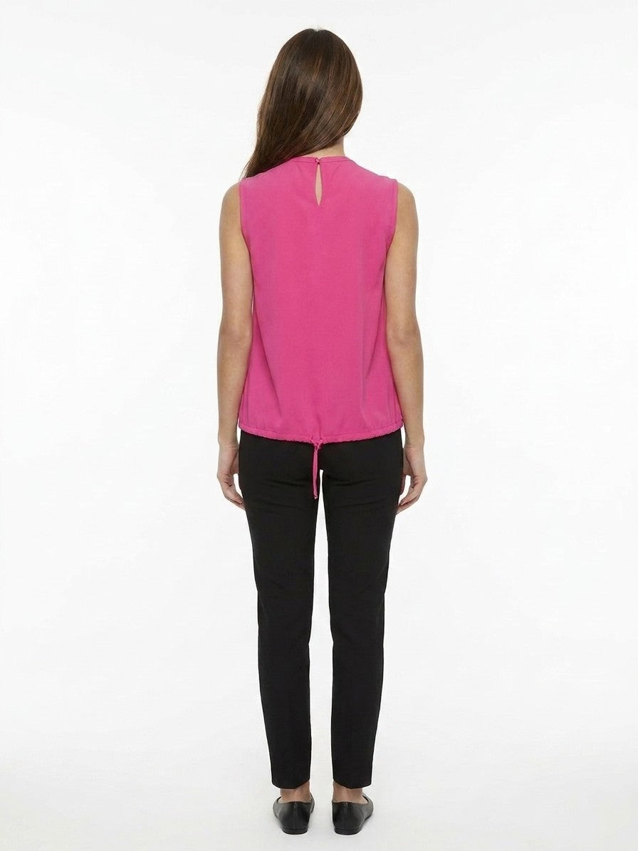 Dolce & Gabbana Pink Elastane Sleeveles Women's T-Shirt