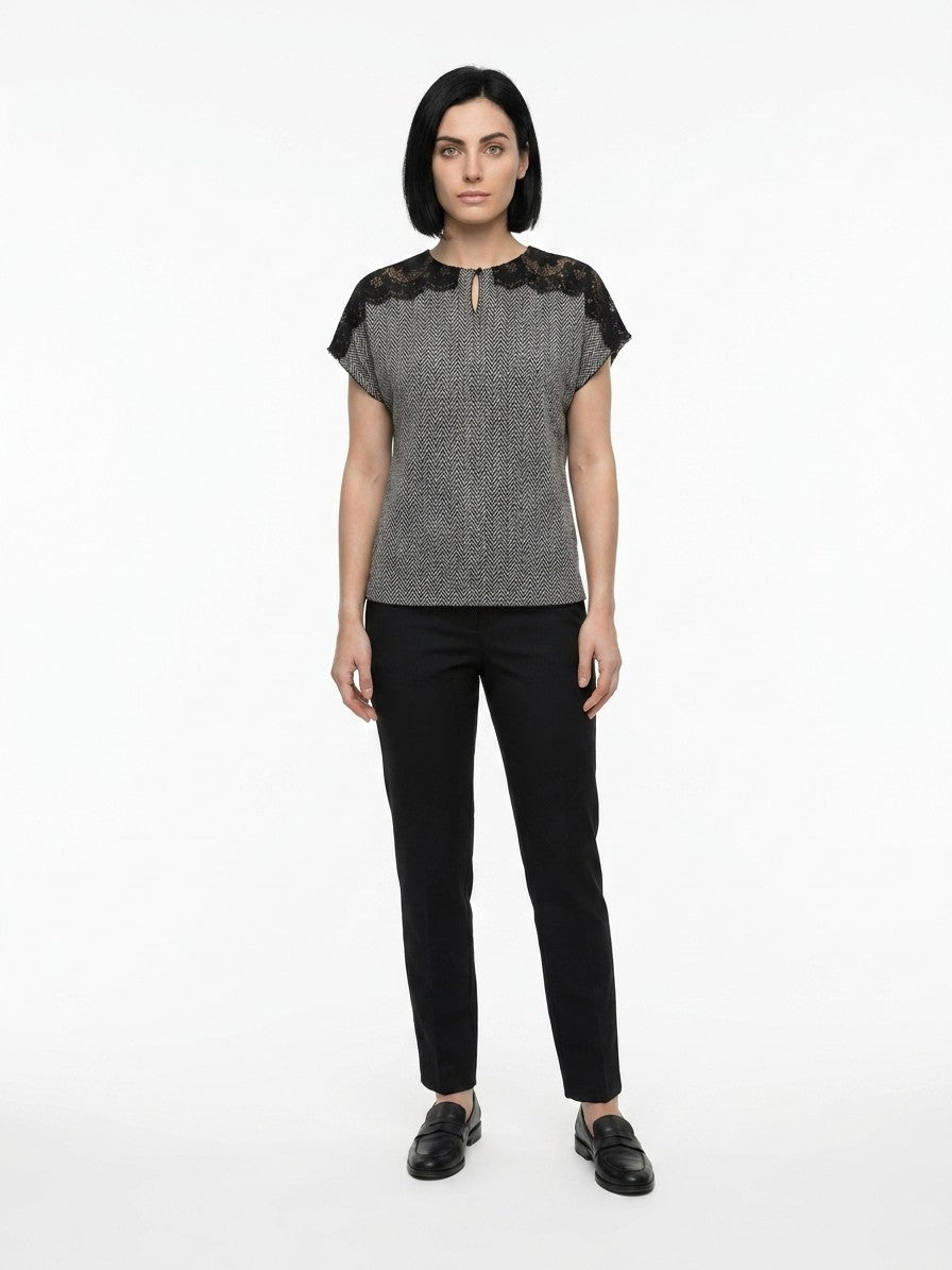 Dolce & Gabbana Blue Polyamide Women's T-Shirt