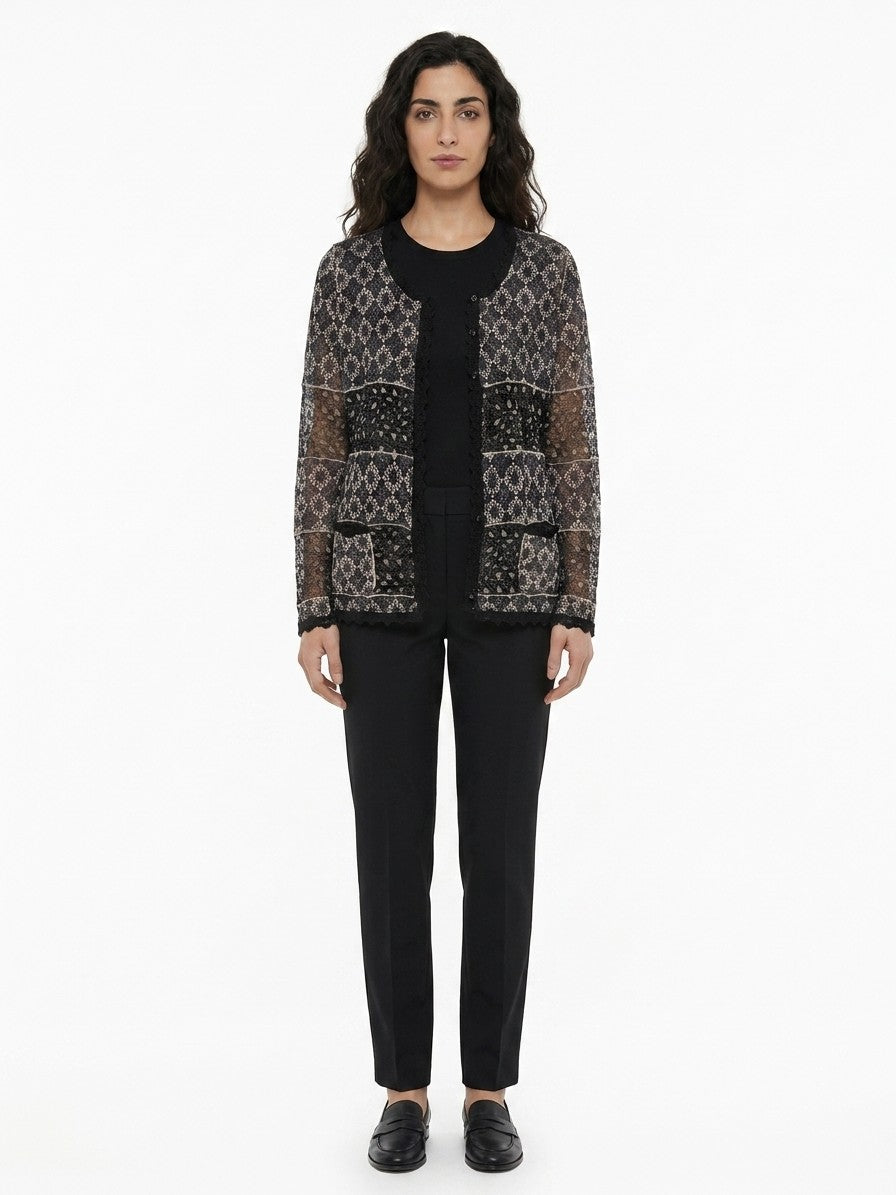 Dolce & Gabbana Gray Silk Women's Cardigan