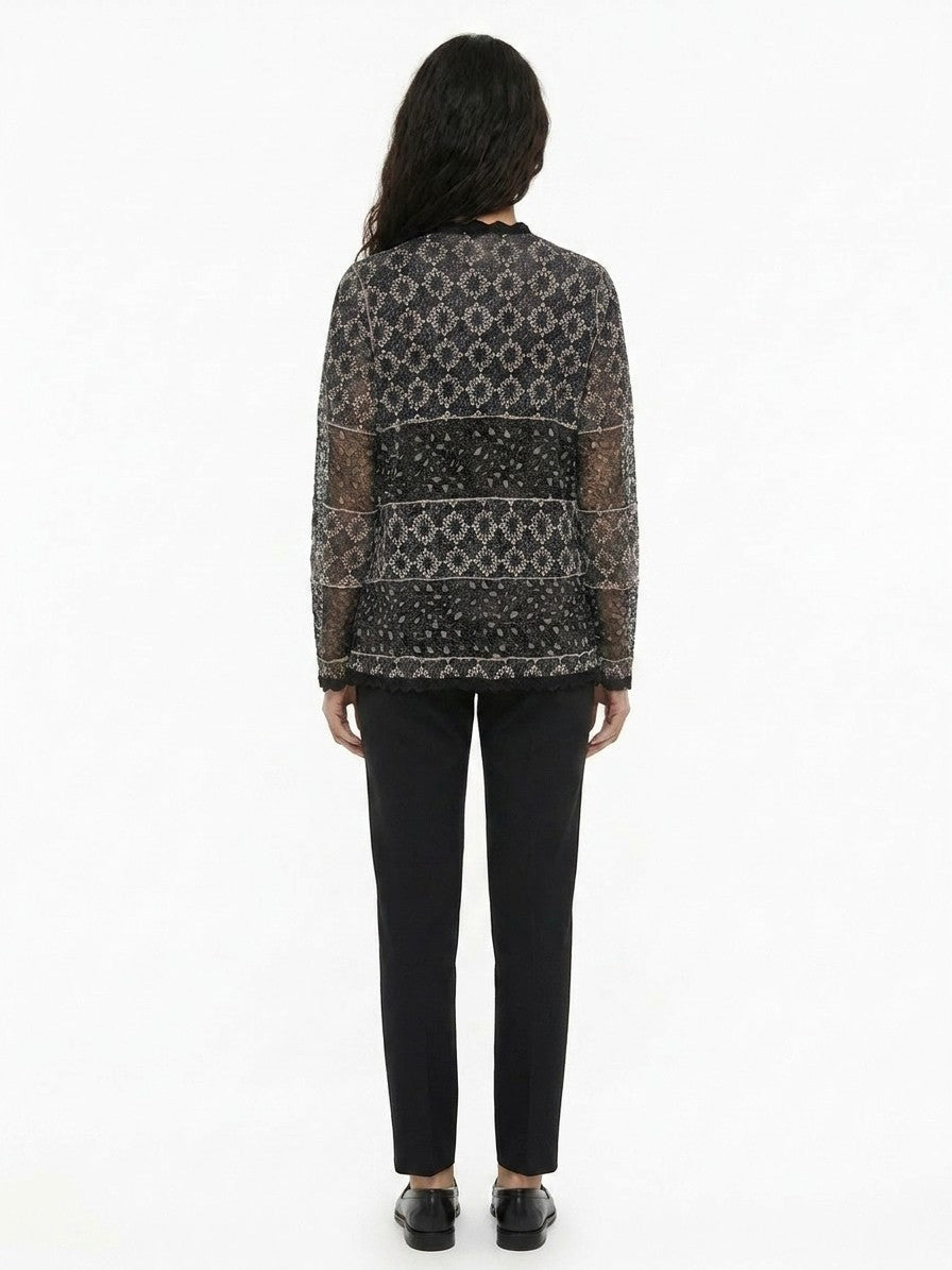 Dolce & Gabbana Gray Silk Women's Cardigan