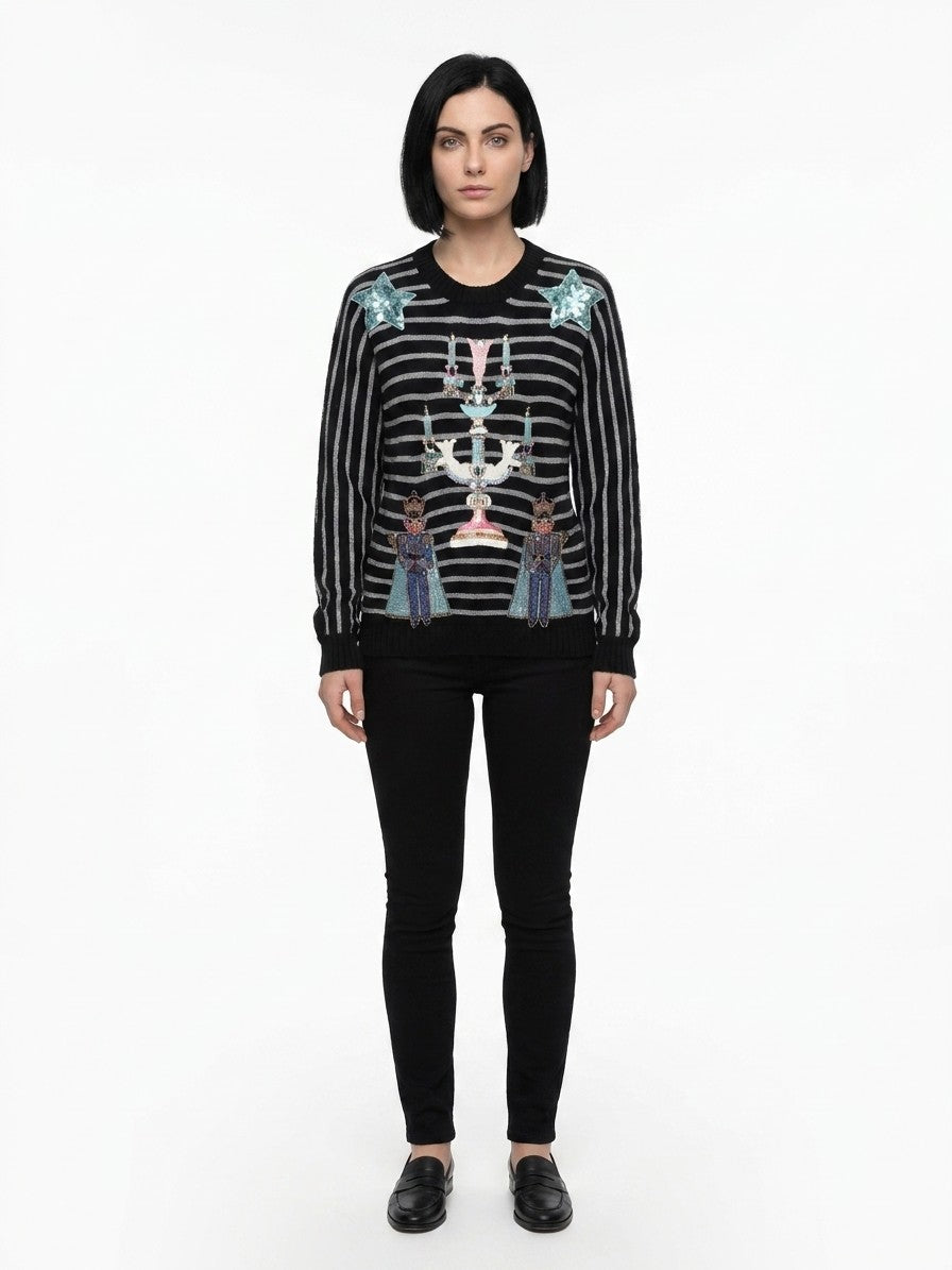 Dolce & Gabbana Multicolor Cashmere Women's Sweatshirt