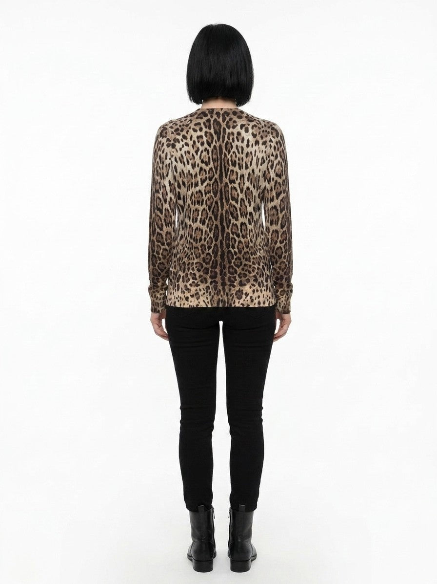 Dolce & Gabbana Multicolor Virgin Wool Women's Sweatshirt