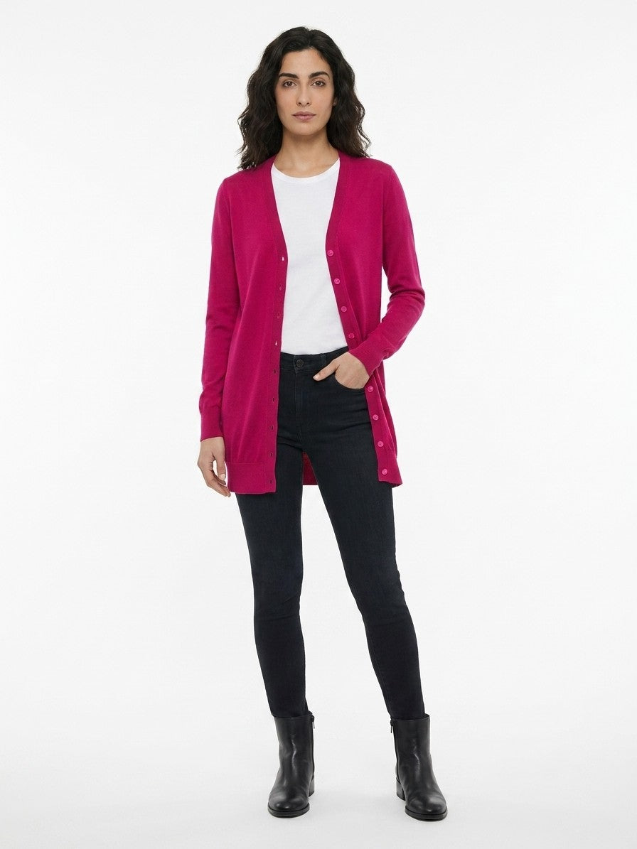 Dolce & Gabbana Pink Silk Women's Cardigan