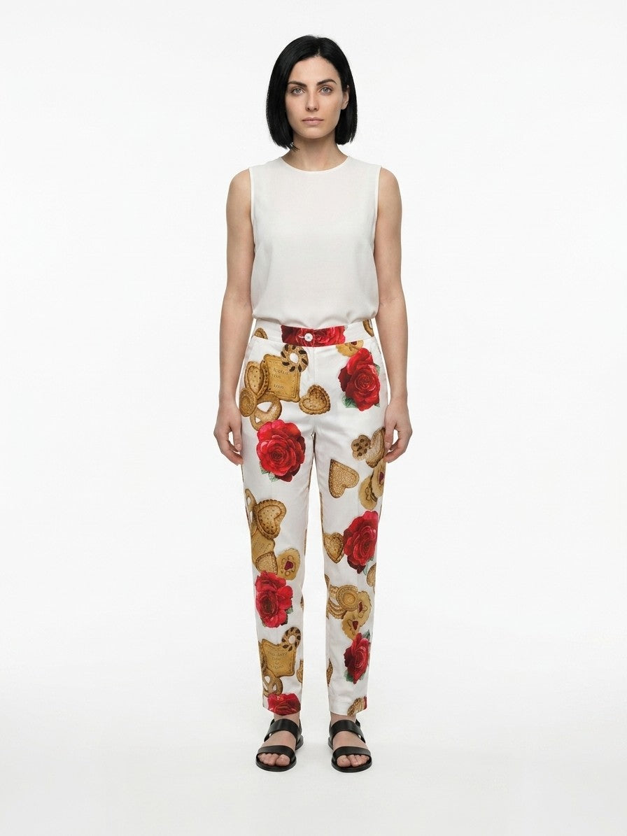 Dolce & Gabbana Multicolor Cotton Joggers (Workout Women's Pants)
